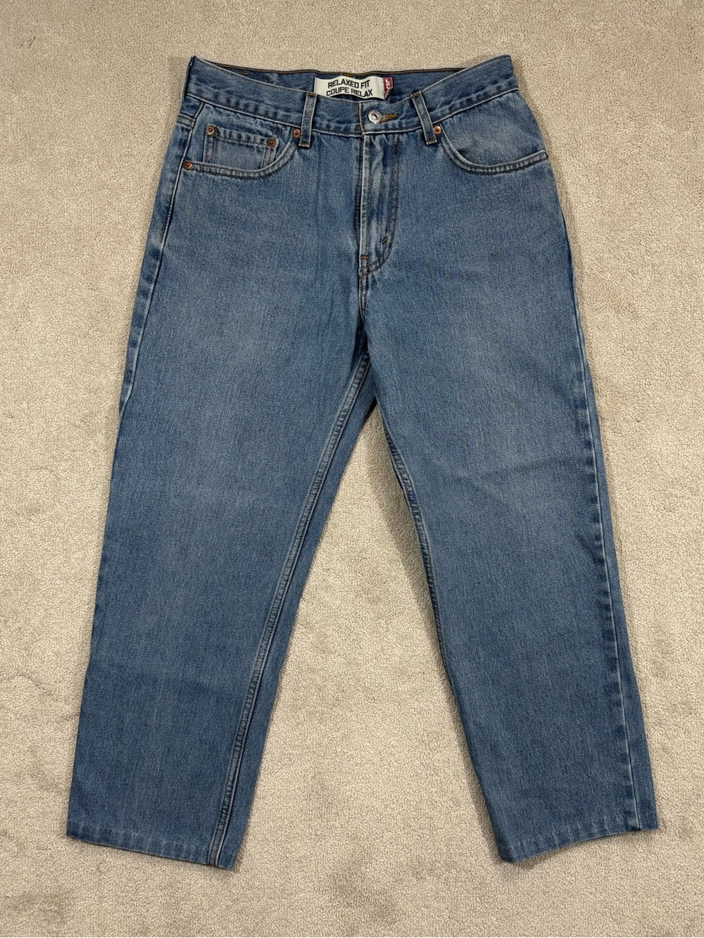 Levi’s 2008 Mens 550 Relaxed Fit True Denim Y2K Dad Jean Light Wash Size 30x30